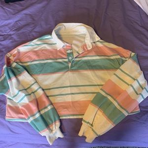 Cropped Long Sleeve Shirt